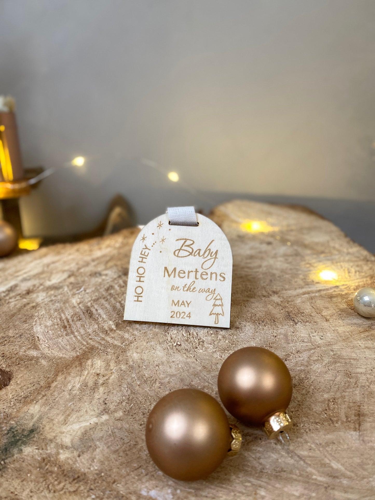 Gepersonaliseerde kerstbal