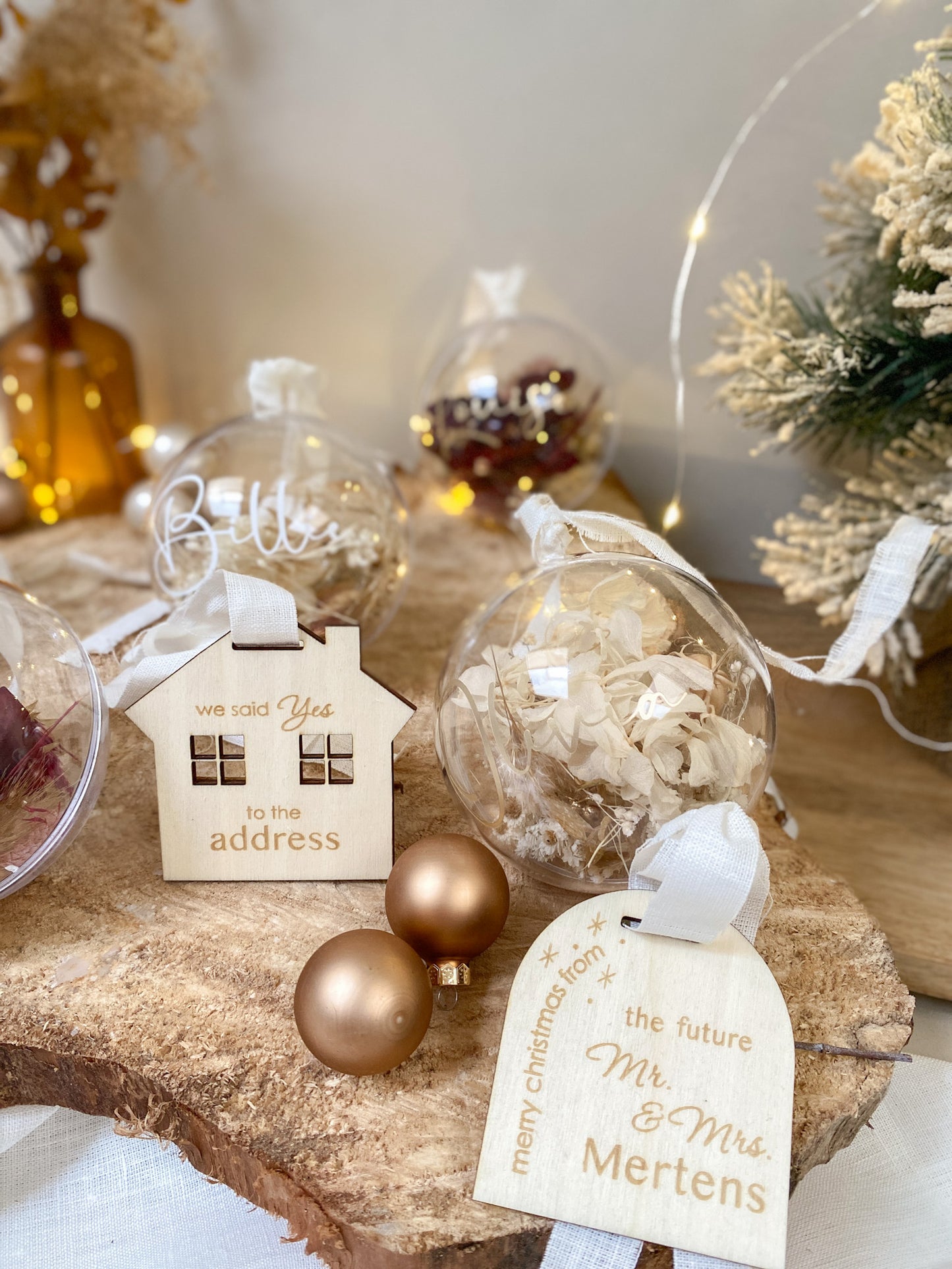 Kerstbal wij gaan trouwen