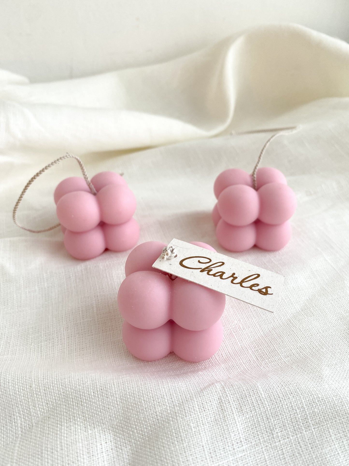 Bubbelkaars bubble candle doopsuiker