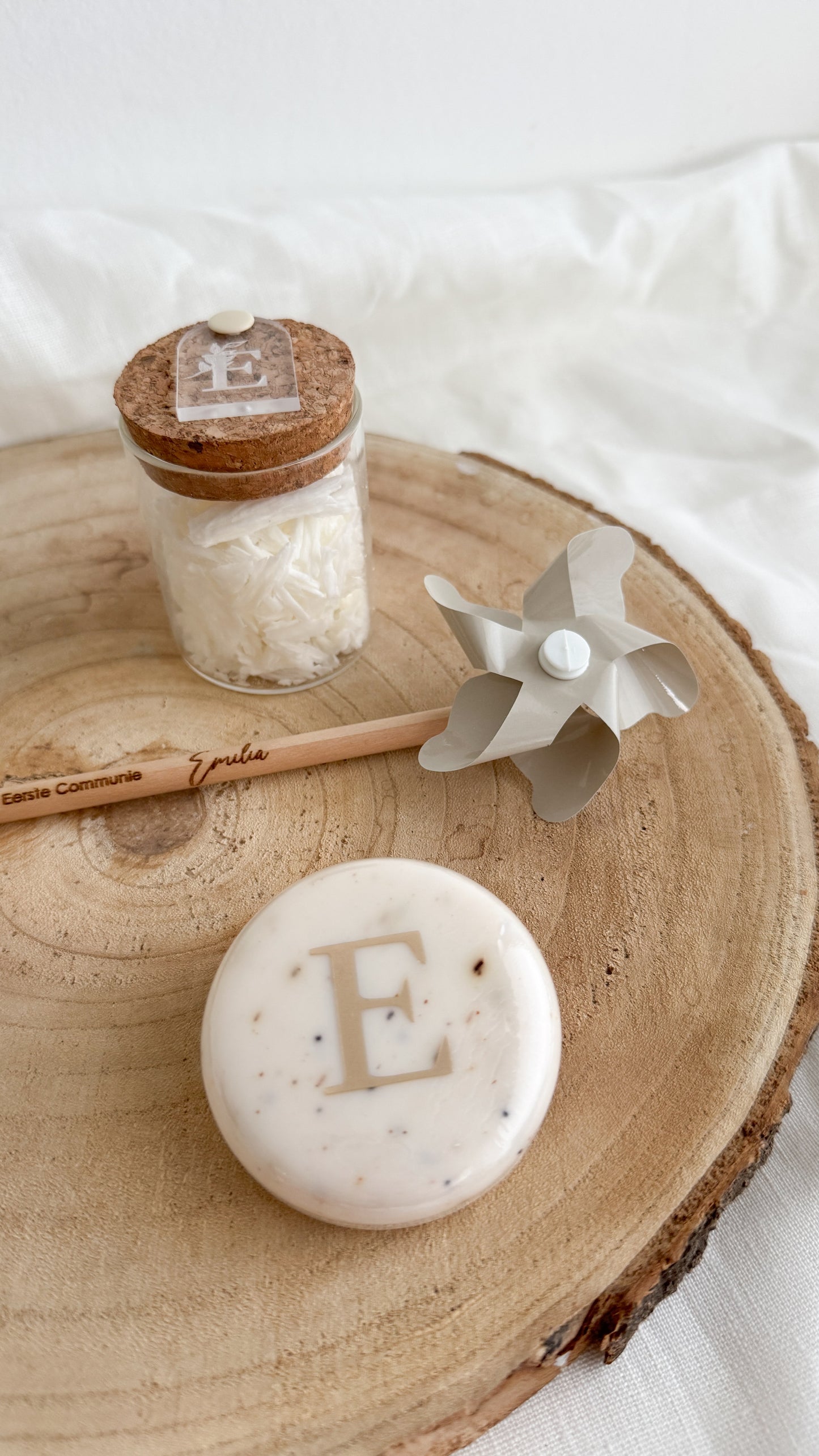 bedankje zeepvlokken