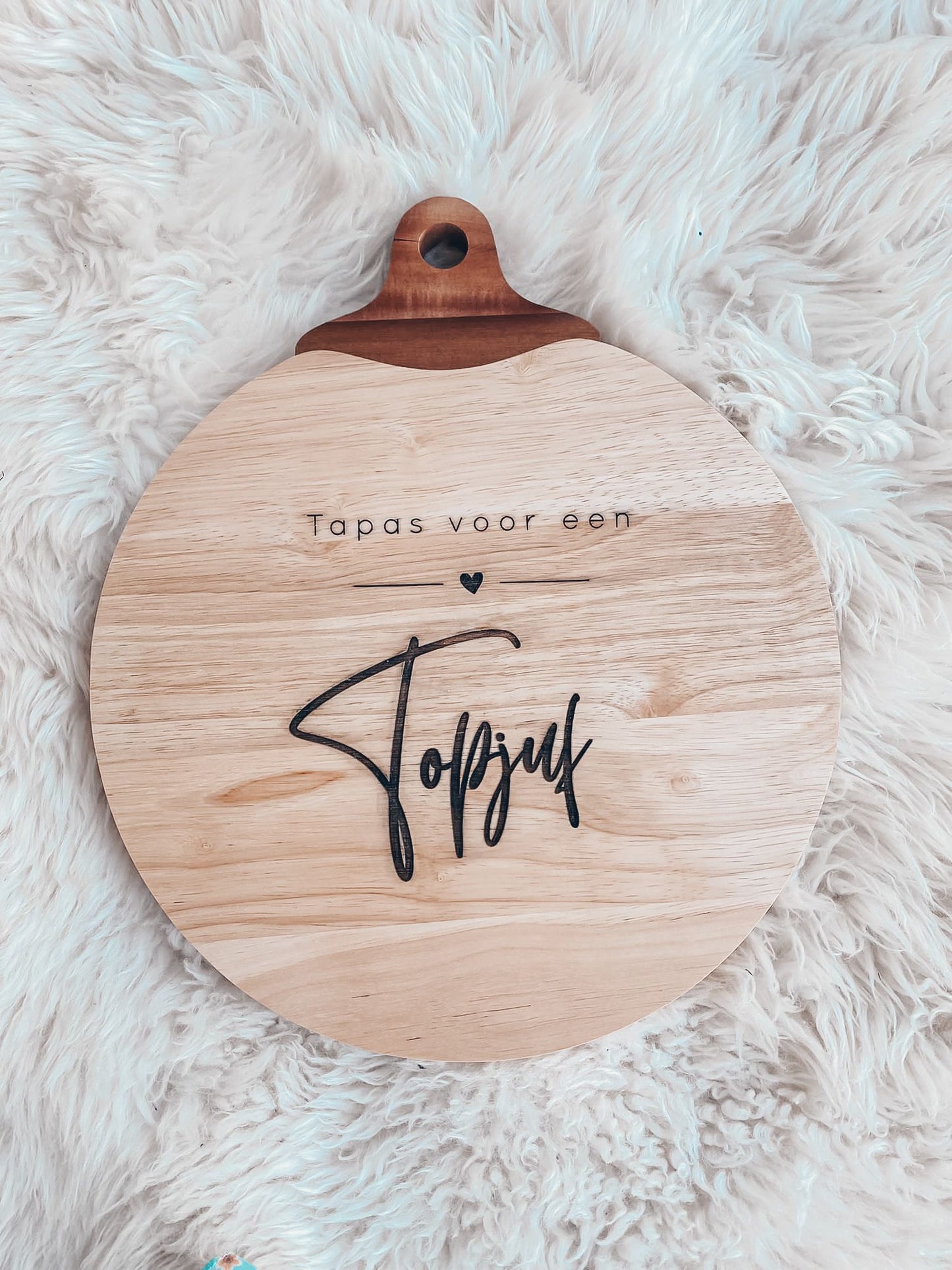 Gegraveerde tapasplank gepersonaliseerd