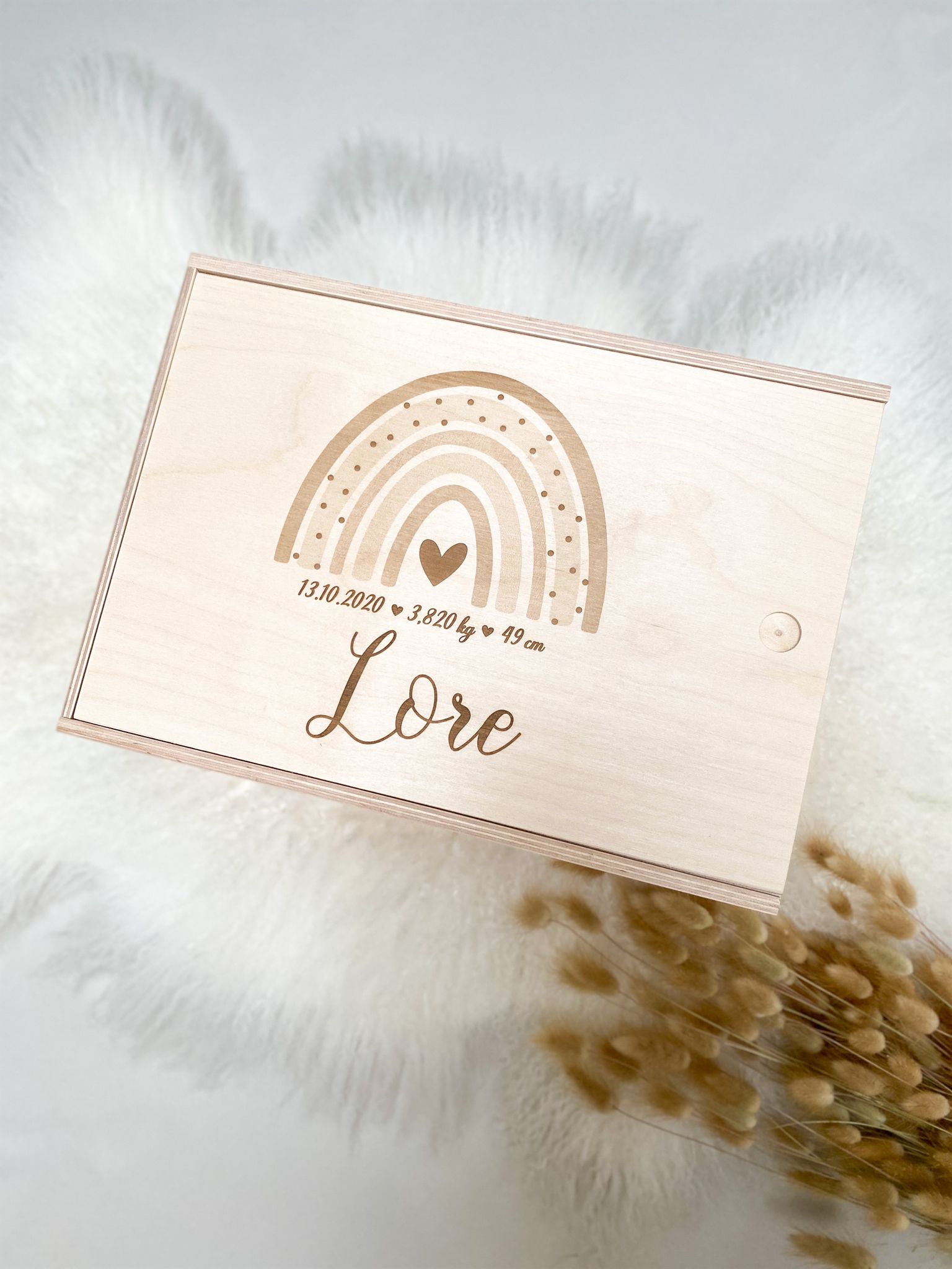 houten herinneringsdoos