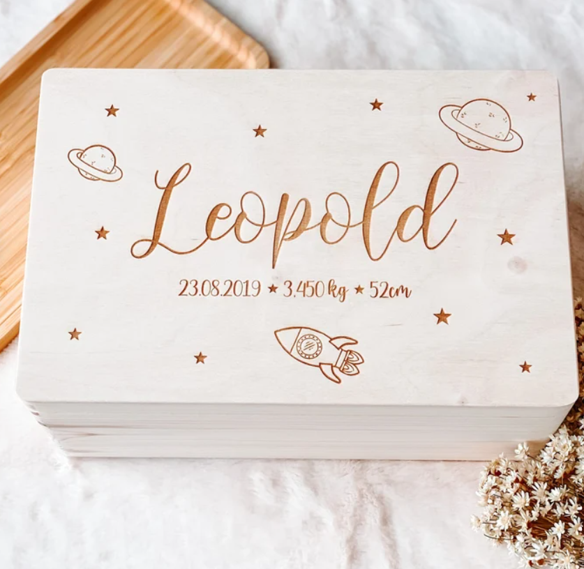 houten herinneringsdoos