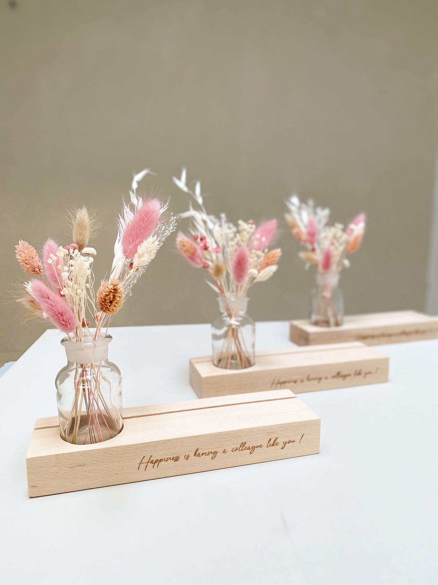 Kaarthouder droogbloemen