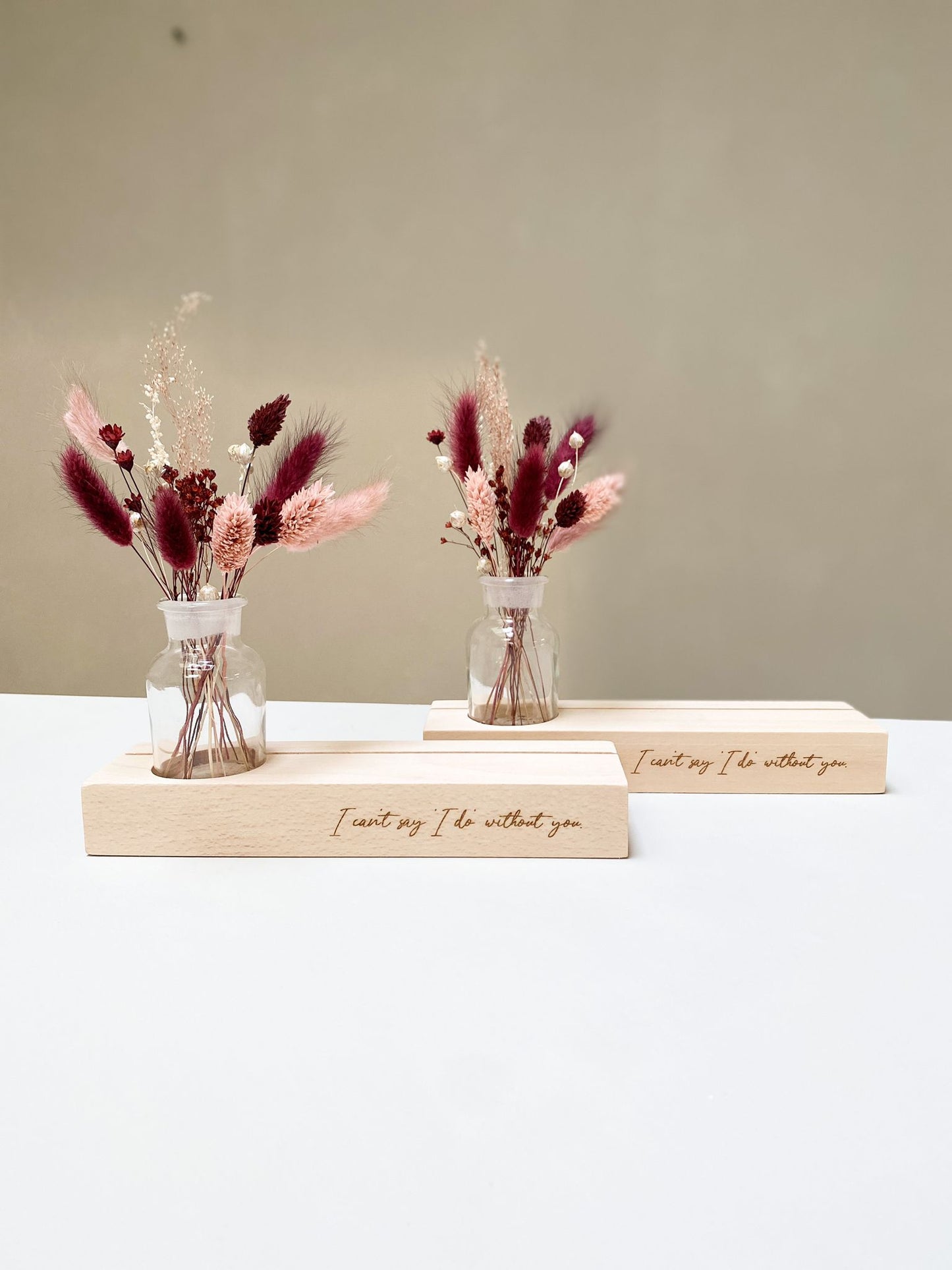 Kaarthouder droogbloemen