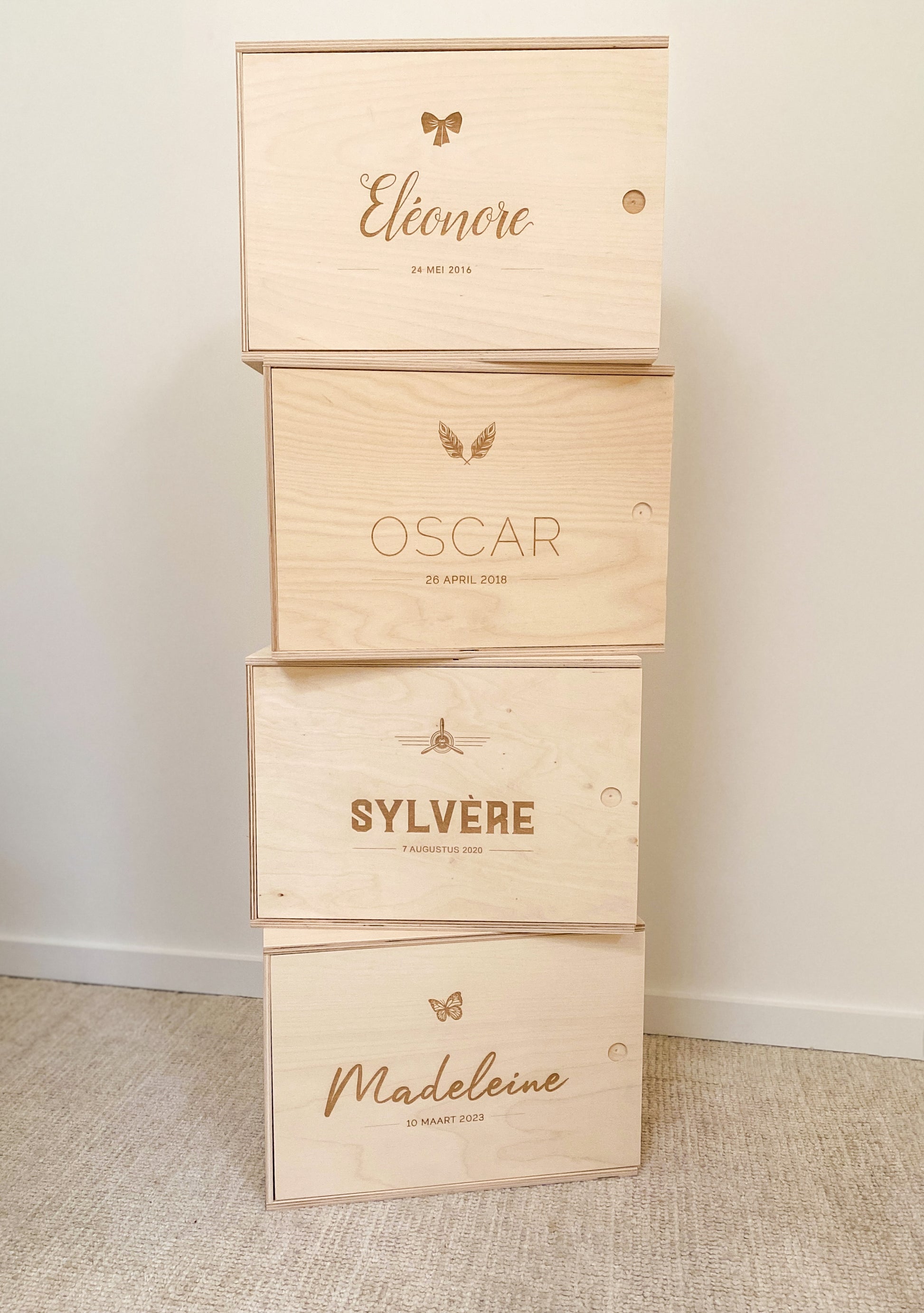 houten herinneringsdoos