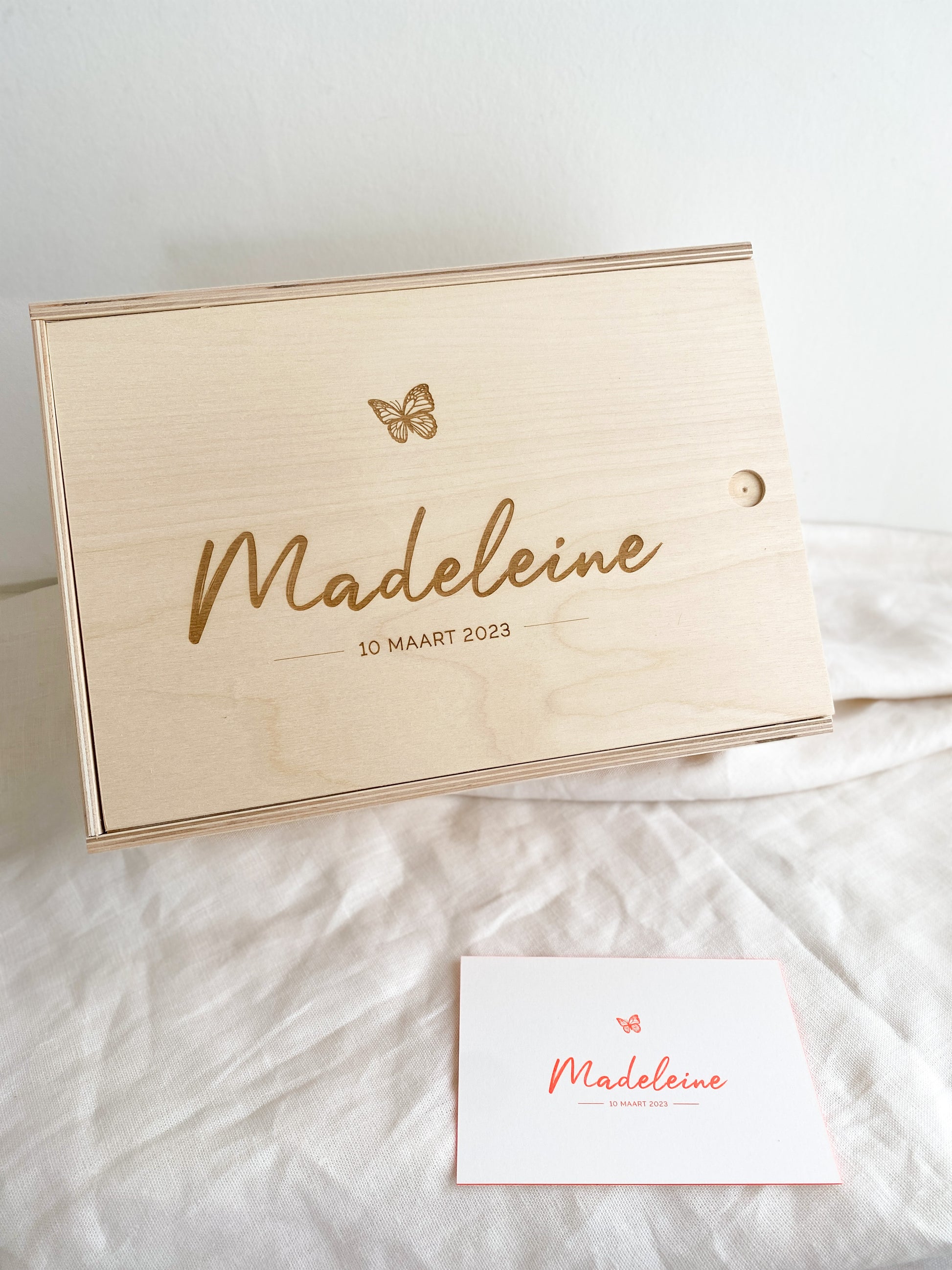 houten herinneringsdoos