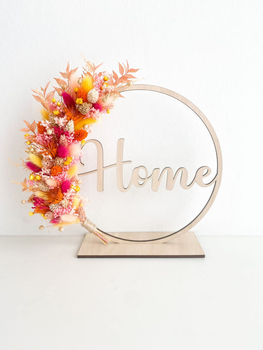 Droogbloemenhoepel flowerhoop naamhoepel