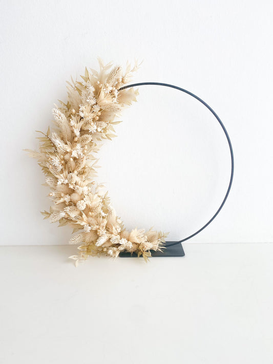 Droogbloemenhoepel droogbloemenkrans