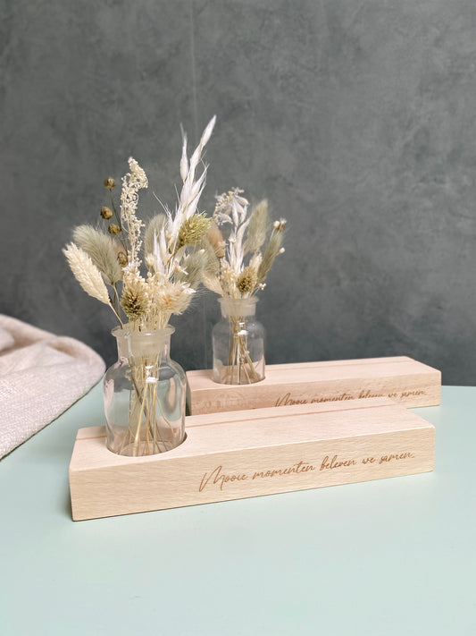 Kaarthouder droogbloemen