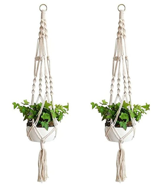 Workshop plantenhanger in macramé 11/03