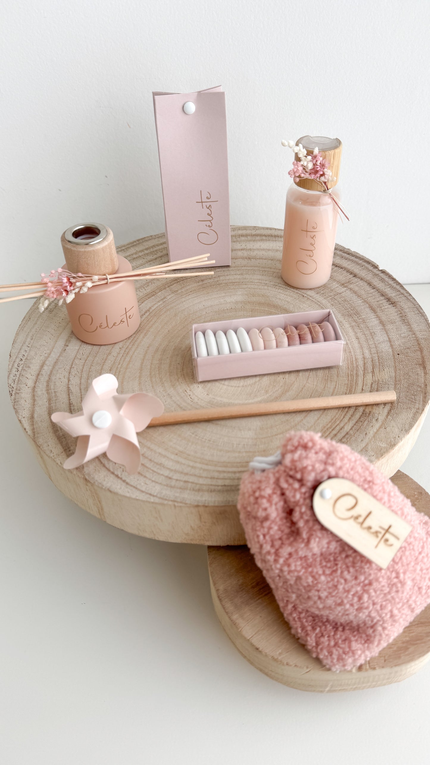 Doopsuikerconcept roze