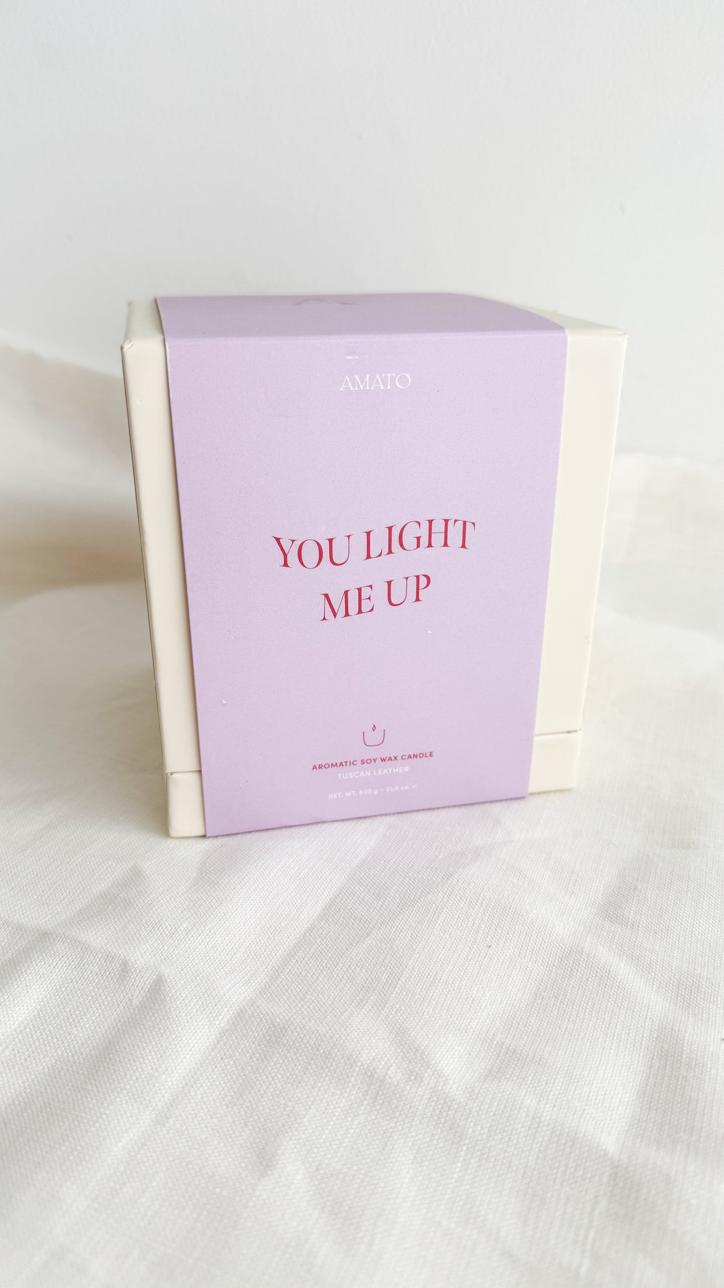 Geurkaars 'you light me up' - einde schooljaar