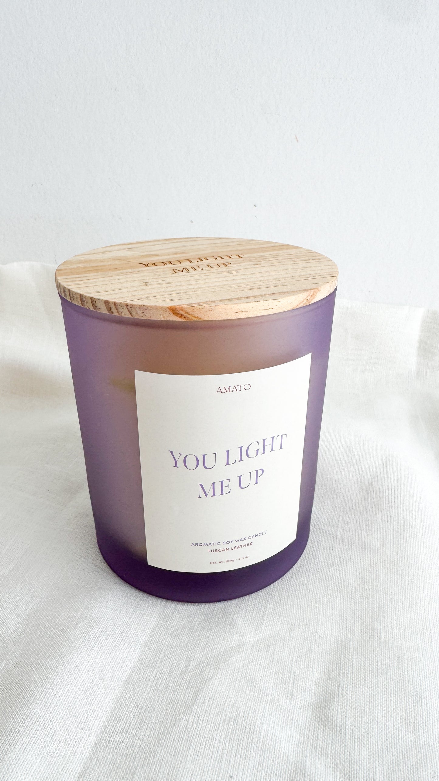 Geurkaars 'you light me up' - einde schooljaar